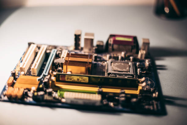 istock Close-up shot of a motherboard 871748992