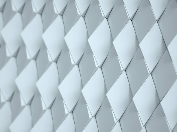 istock Geometrical abstract 3d background isolated illustration 871753578