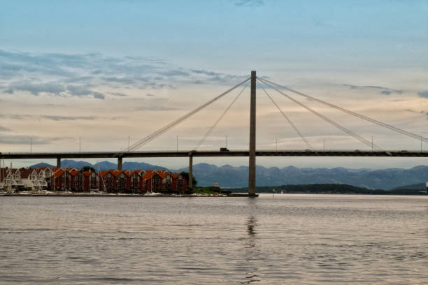 istock View of Bybrua bridge at sunset 871753798