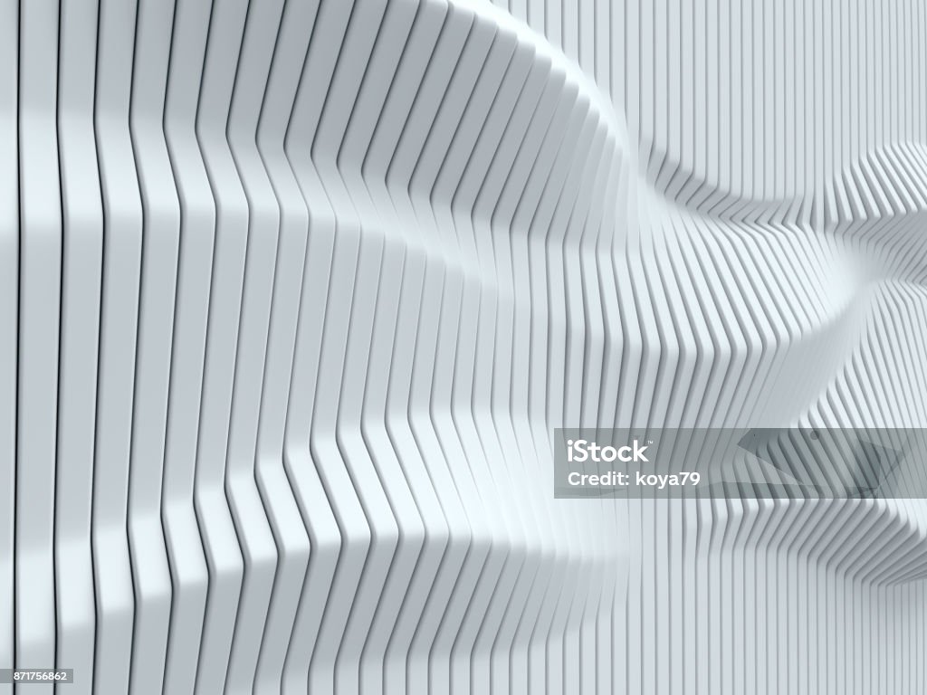 Weiße geometrischer abstrakter 3d Hintergrund isoliert Abbildung - Lizenzfrei Abstrakt Stock-Foto