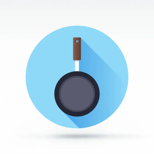 Vector illustration of Frying Pan Icon