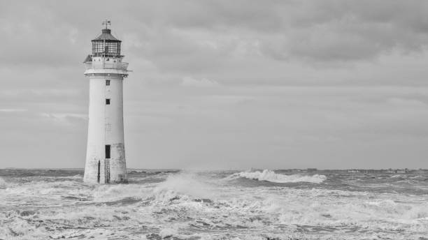 istock Stormy Weather - New Brighton Wirral Merseyside 871764626