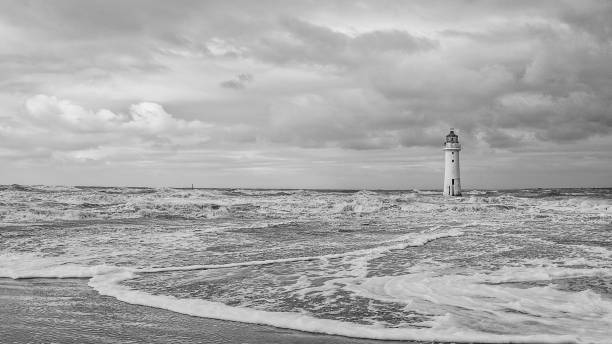 istock Stormy Weather - New Brighton Wirral Merseyside 871764640