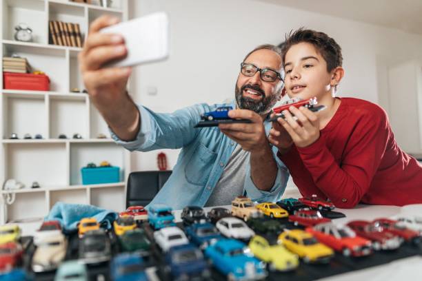 istock Selfie with our toys collection 871767802