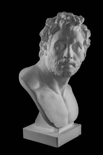 istock White plaster bust sculpture portrait of a man 871768046