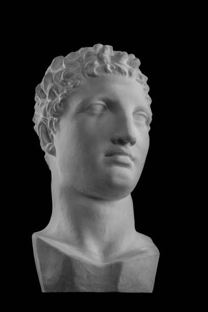 istock White plaster bust sculpture portrait of the men Hermes 871768498