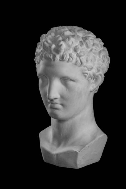 istock White plaster bust sculpture portrait of the men Hermes 871770830