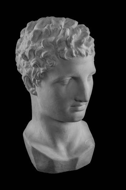 istock White plaster bust sculpture portrait of the men Hermes 871771076