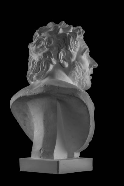 istock White plaster bust sculpture portrait of a man 871771218