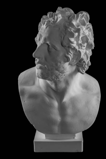 istock White plaster bust sculpture portrait of a man 871771378