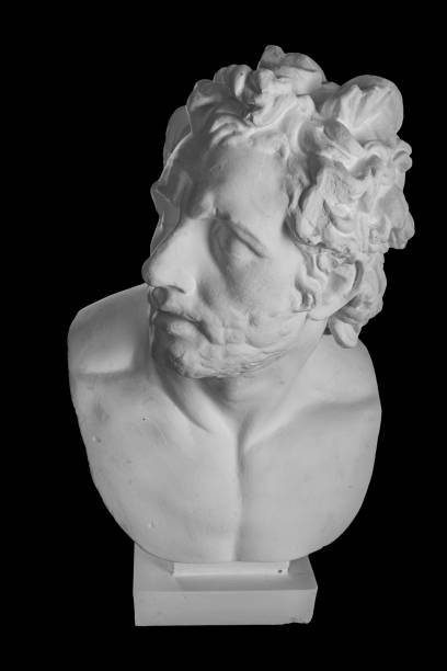 istock White plaster bust sculpture portrait of a man 871771728