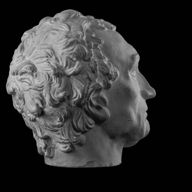 istock White plaster bust sculpture portrait of a man 871771762
