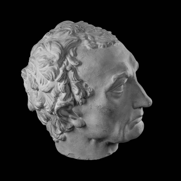 istock White plaster bust sculpture portrait of a man 871771838
