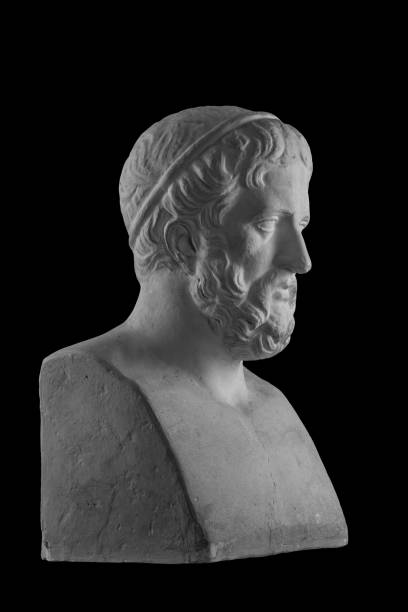 istock White plaster bust sculpture portrait of a man with a beard 871771912