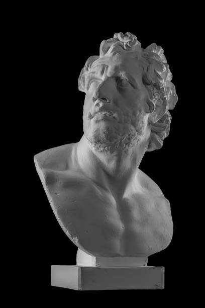 istock White plaster bust sculpture portrait of a man 871771964