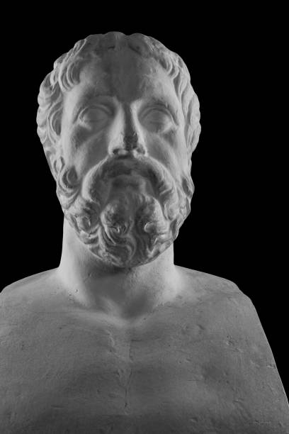 istock White plaster bust sculpture portrait of a man with a beard 871774182
