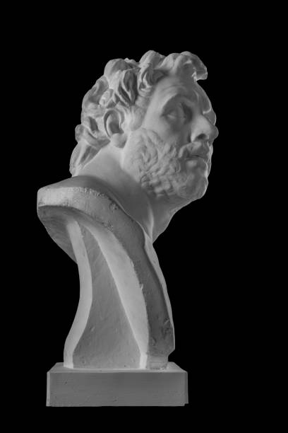 istock White plaster bust sculpture portrait of a man 871774428
