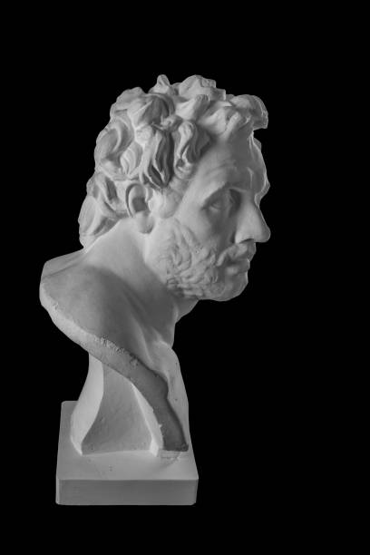 istock White plaster bust sculpture portrait of a man 871775144