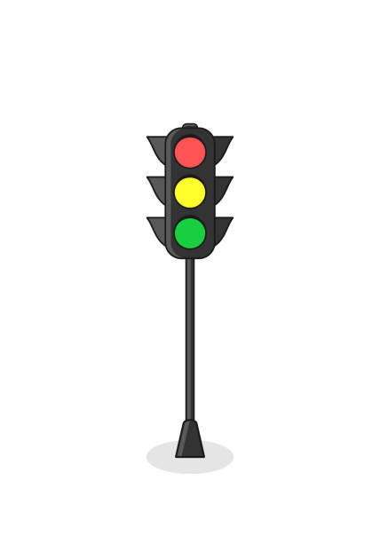 信号のアイコン - 赤信号点のイラスト素材／クリップアート素材／マンガ素材／アイコン素材