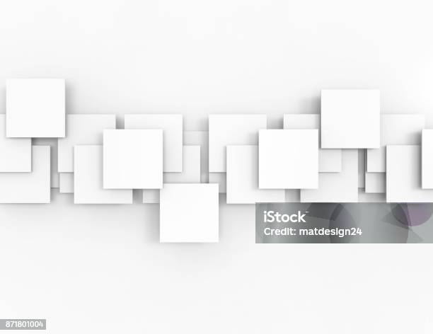 Abstract Geometric Shapes Stock Photo - Download Image Now - Backgrounds, Box - Container, Abstract