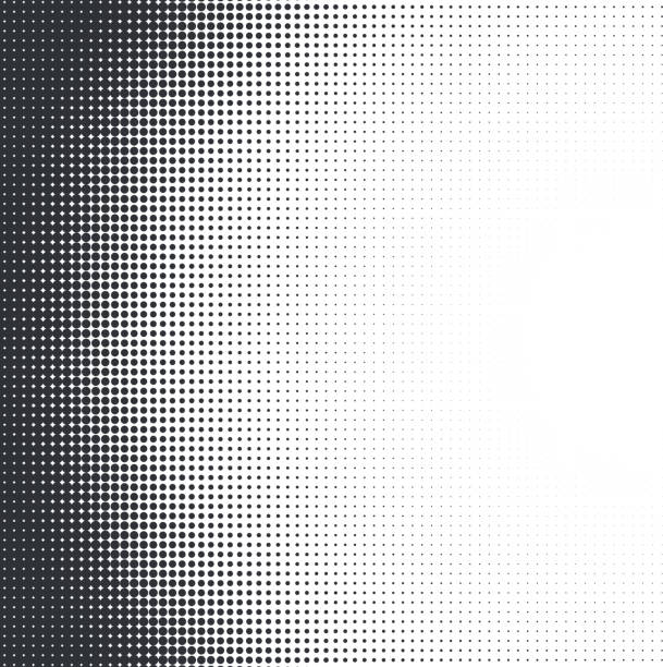 Vector abstract dotted halftone texture Vector abstract dotted halftone template background. Pop art dotted gradient design element. Grunge halftone textured pattern with dots. craster stock illustrations