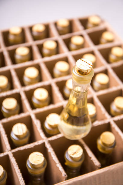 istock Collection of  bottles with brandy 871823750