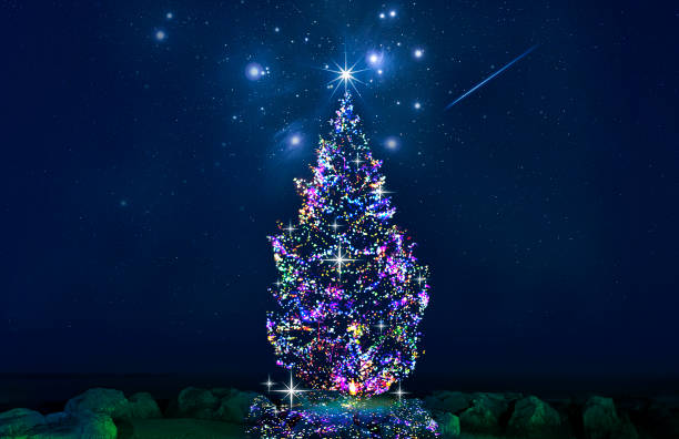 istock Christmas tree of the holy night 871830714