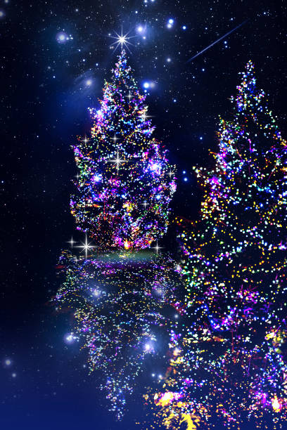 istock Christmas tree of the holy night 871830830