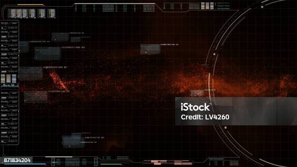 Hi Tech User Interface Head Up Display Stock Photo - Download Image Now ...