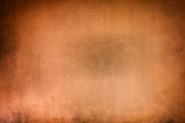istock Vintage copper texture, bronze metal surface background 871841370