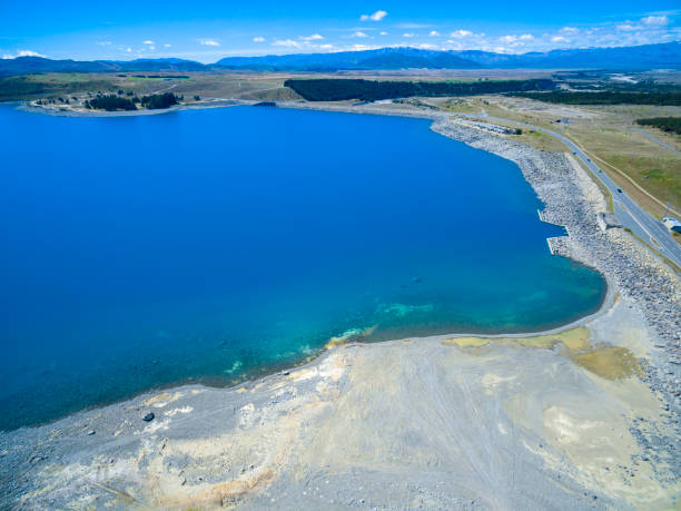istock Lake Pukaki Aerial View 871844636