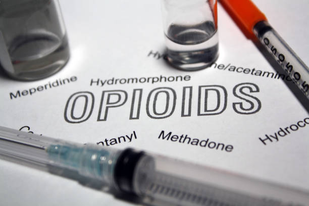 opioid drugs abstract - hydrocodone imagens e fotografias de stock