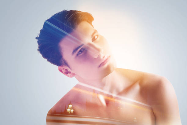 istock Beams lighting up pretty tender guys face 871851436
