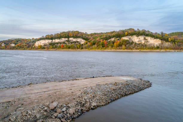 istock Missouri River and Katy Trail aerial view 871856754
