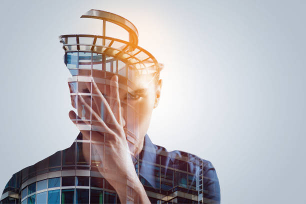 istock Different look of motivated guy on reality 871856894