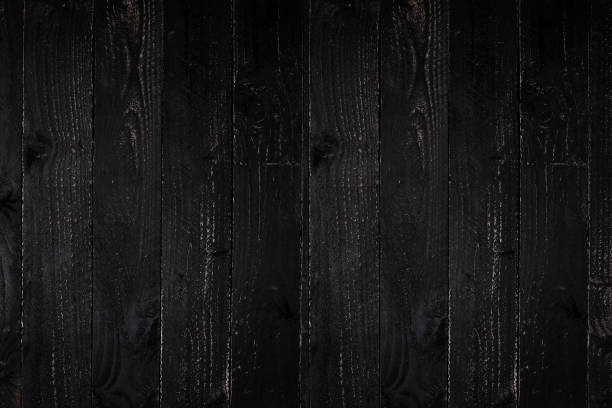 istock Black wood texture for design and background. 871874556