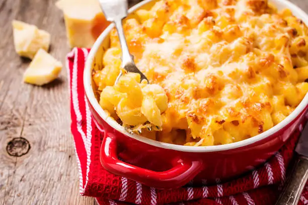 Photo of Mac and cheese, american style pasta