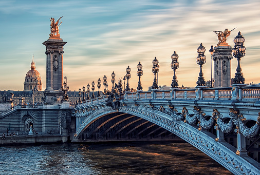 Puente Alexandre III, París photo