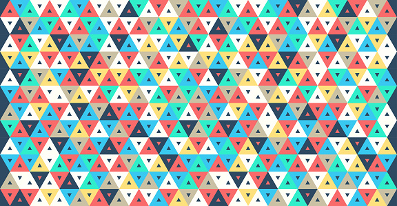 Triangle Patterned Light Lens Seamless Vector Geometric Triangle Pattern With Removable Lens Effect ...