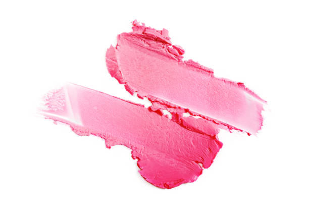 istock Pink color lipstick stroke for make up 871919450