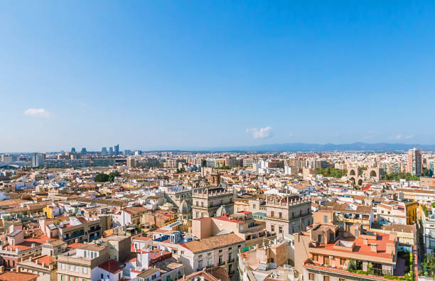 istock Aerial view of the Valencia 871923180