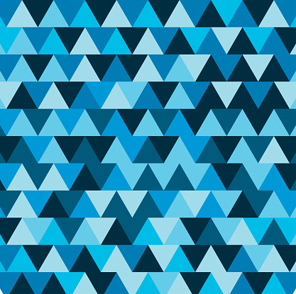 Abstract Blue Triangle Pattern Vector Background Stock Illustration ...