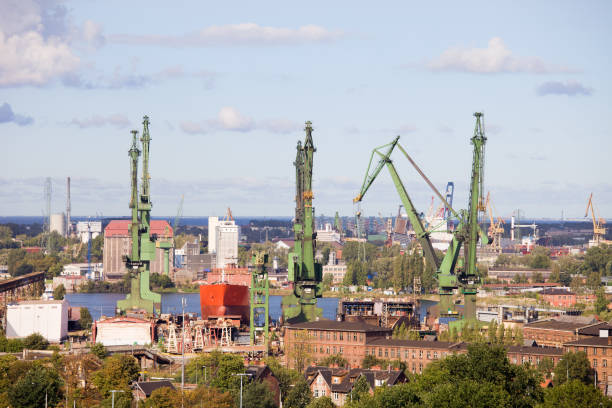 istock Gdansk Shipyard in Poland 871939518