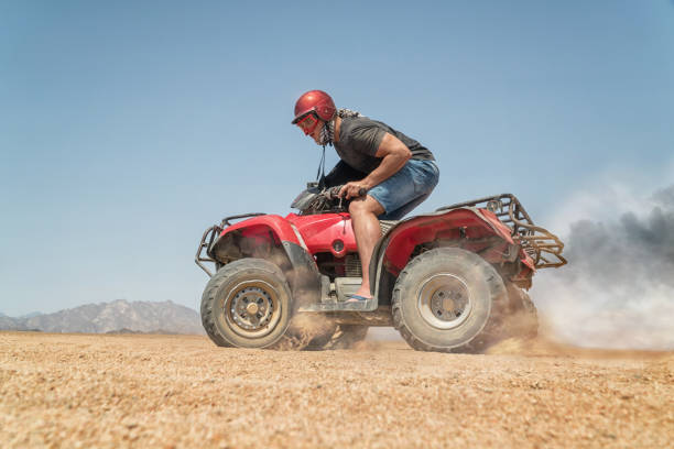 istock Adventurous man on road trip through the Desert in Egypt 871946470