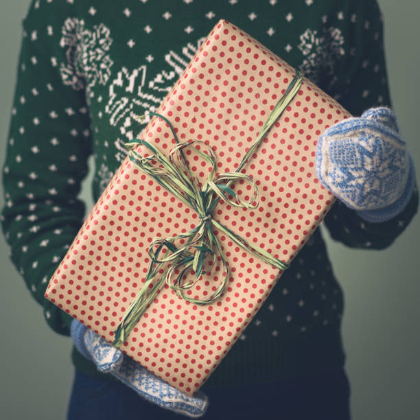 istock Girl in a New Year's sweater 871952382