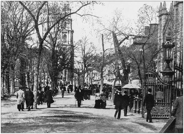 istock Antique photograph of World's famous sites: Boston 871967270