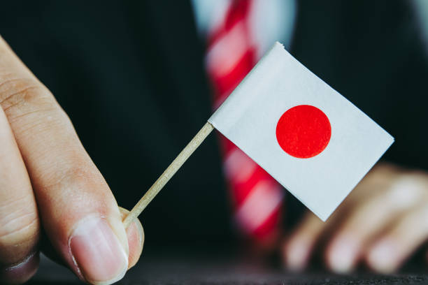 istock Businessman and national flag 871984950