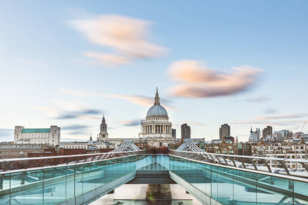 istock London and St Paul Cathedral with blurred clouds 871985140