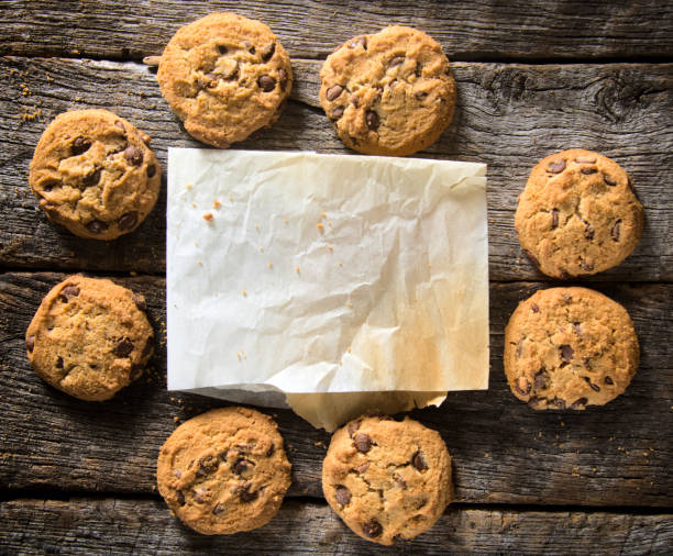 istock Blank paper and cookies 871988776