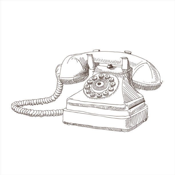 Telefono Antiguo Vectores Libres de Derechos - iStock